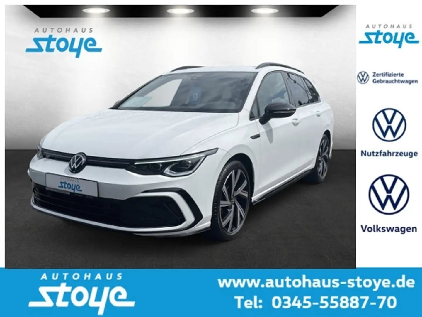 Volkswagen Golf Variant R-Line eTSi DSG Black Style Navi Blanc - 1
