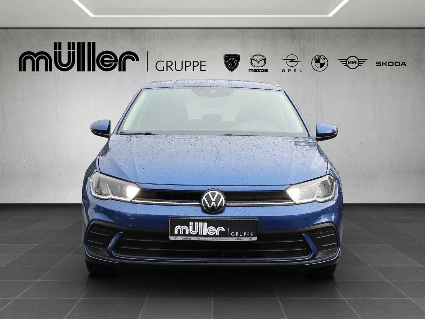 Volkswagen Polo VI 1.0 Bleu - 2