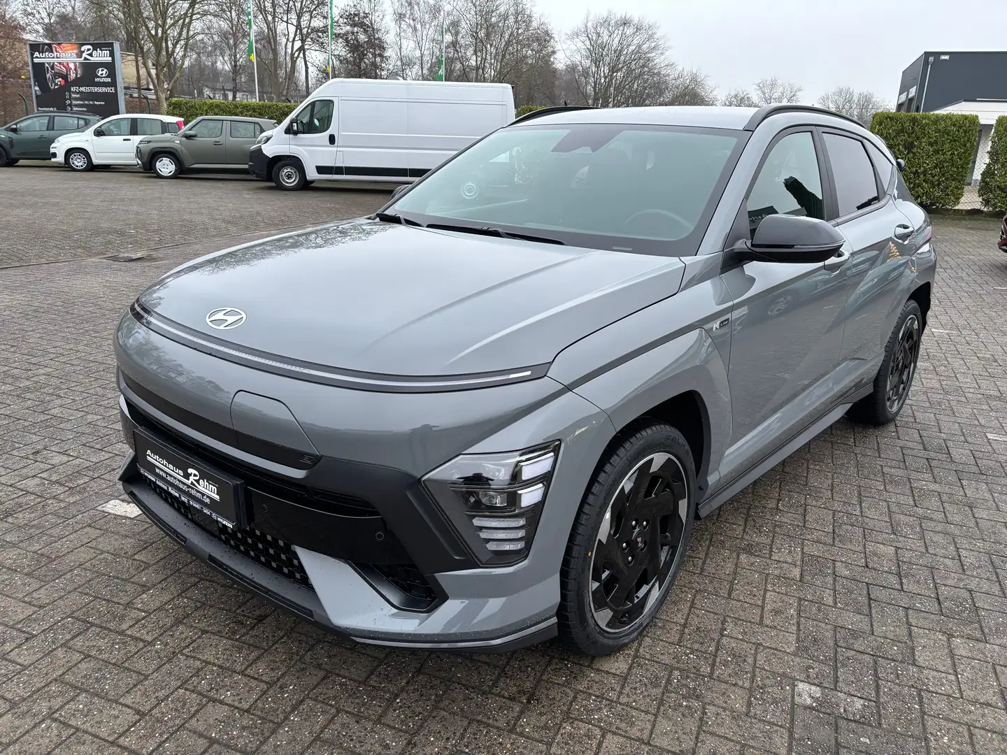 Hyundai KONA Elektro N Line 65,4 kWh 218 PS | Allwetter Grau - 1