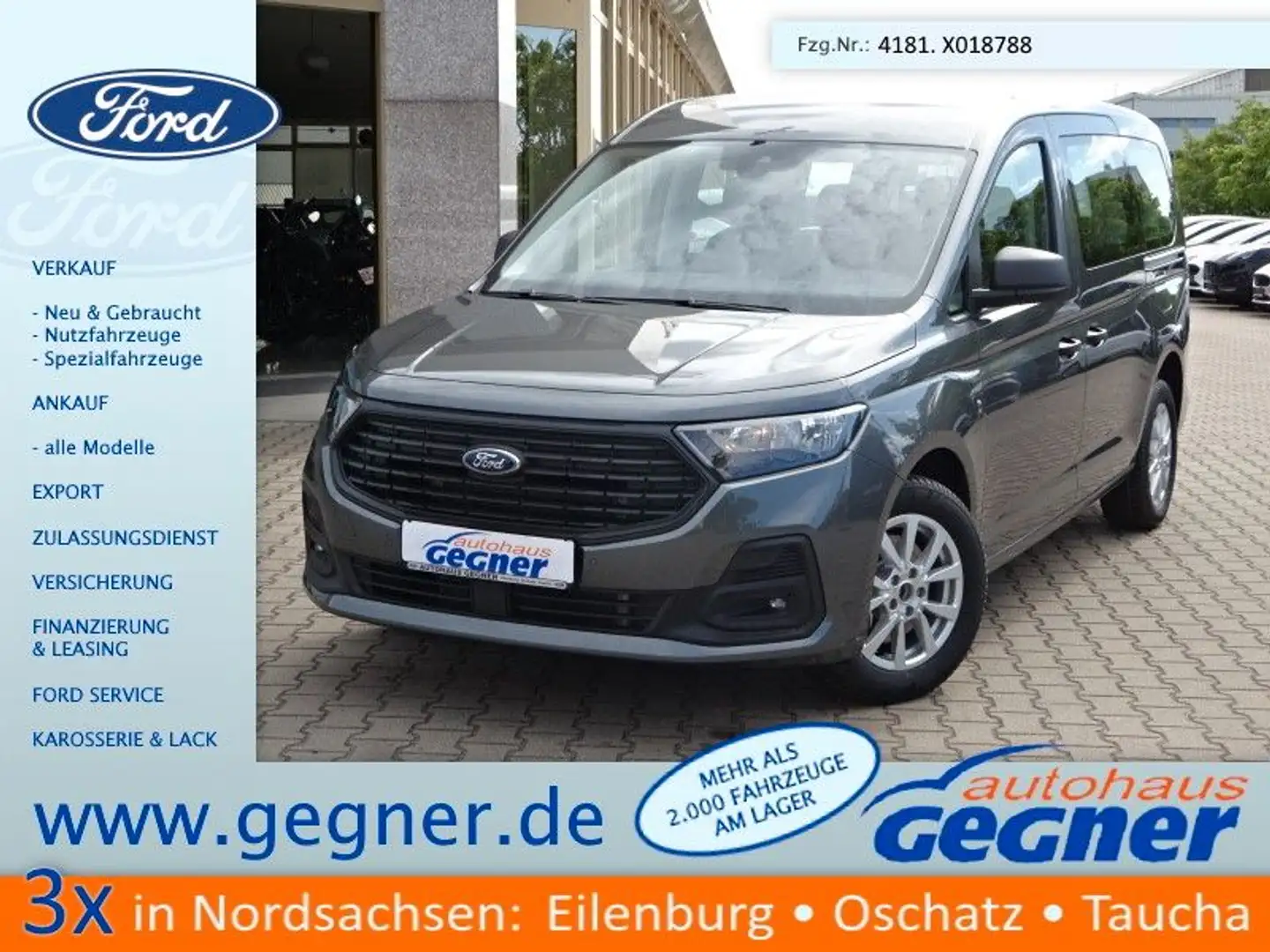 Ford Grand Tourneo Connect Trend 84kW AHK Stndhzg Grijs - 1