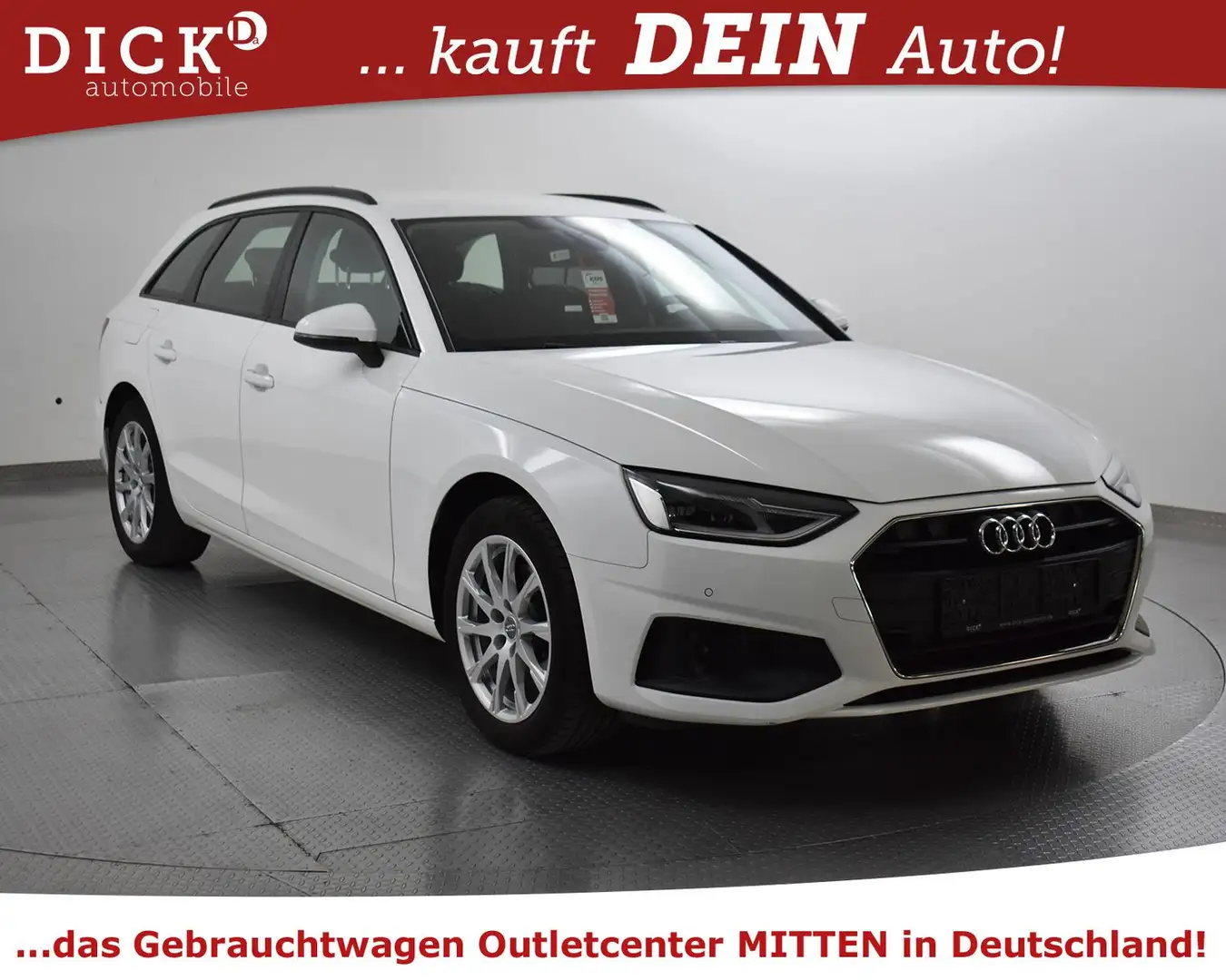 Audi A4 AV 35d S-Tr. Sport NAVI+KAMER+LED+AHK+ACC+SHZ Білий - 1