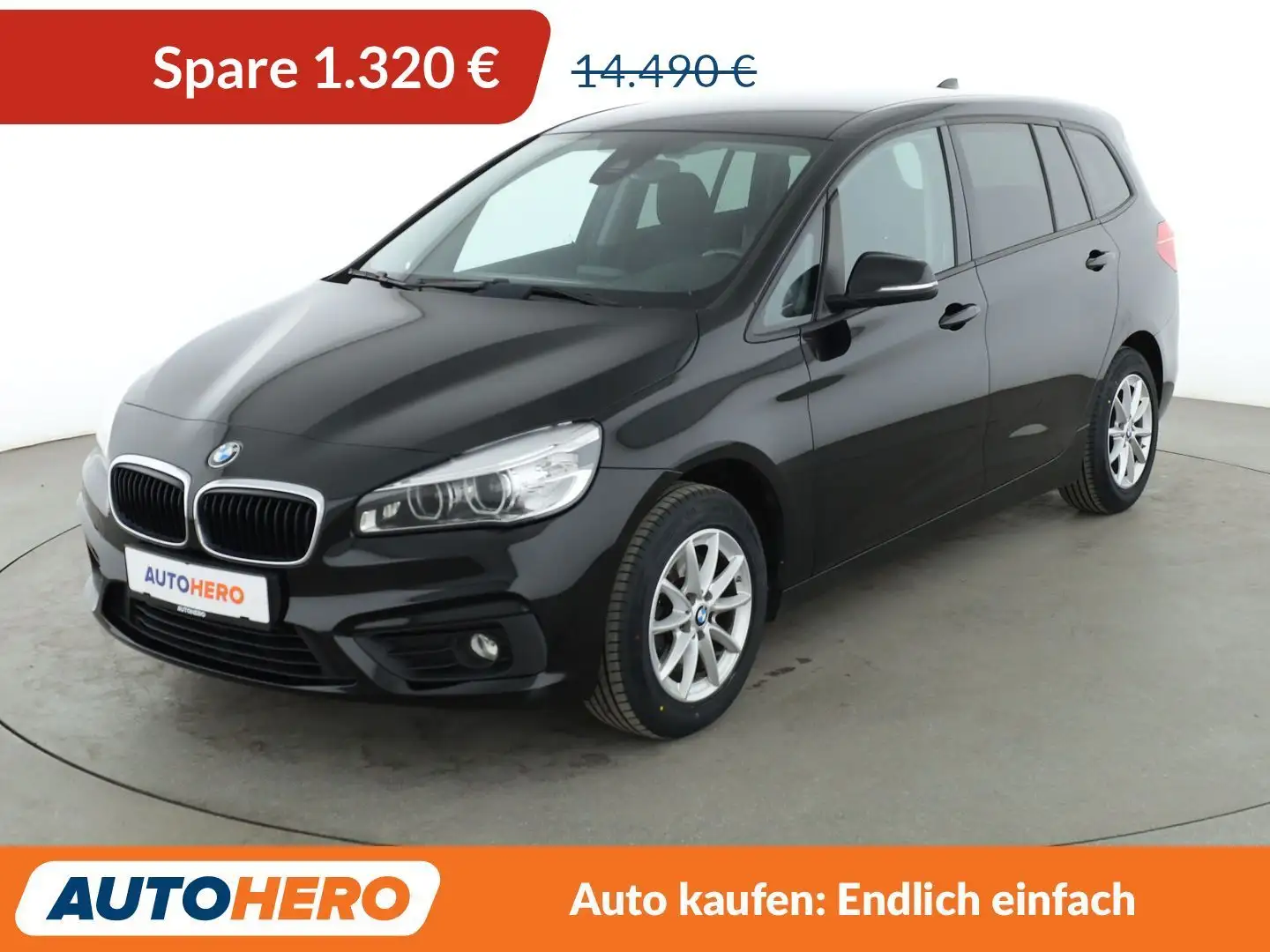 BMW 218 218i Gran Tourer Advantage*NAVI*TEMPO*LED*PDC*SHZ* Schwarz - 1