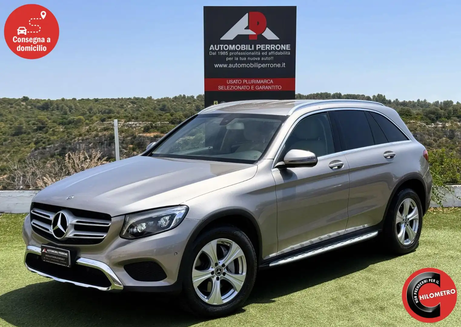 Mercedes-Benz GLC 220 d 4Matic Sport (Pelle/LED/Auto/Navi) Grigio - 1