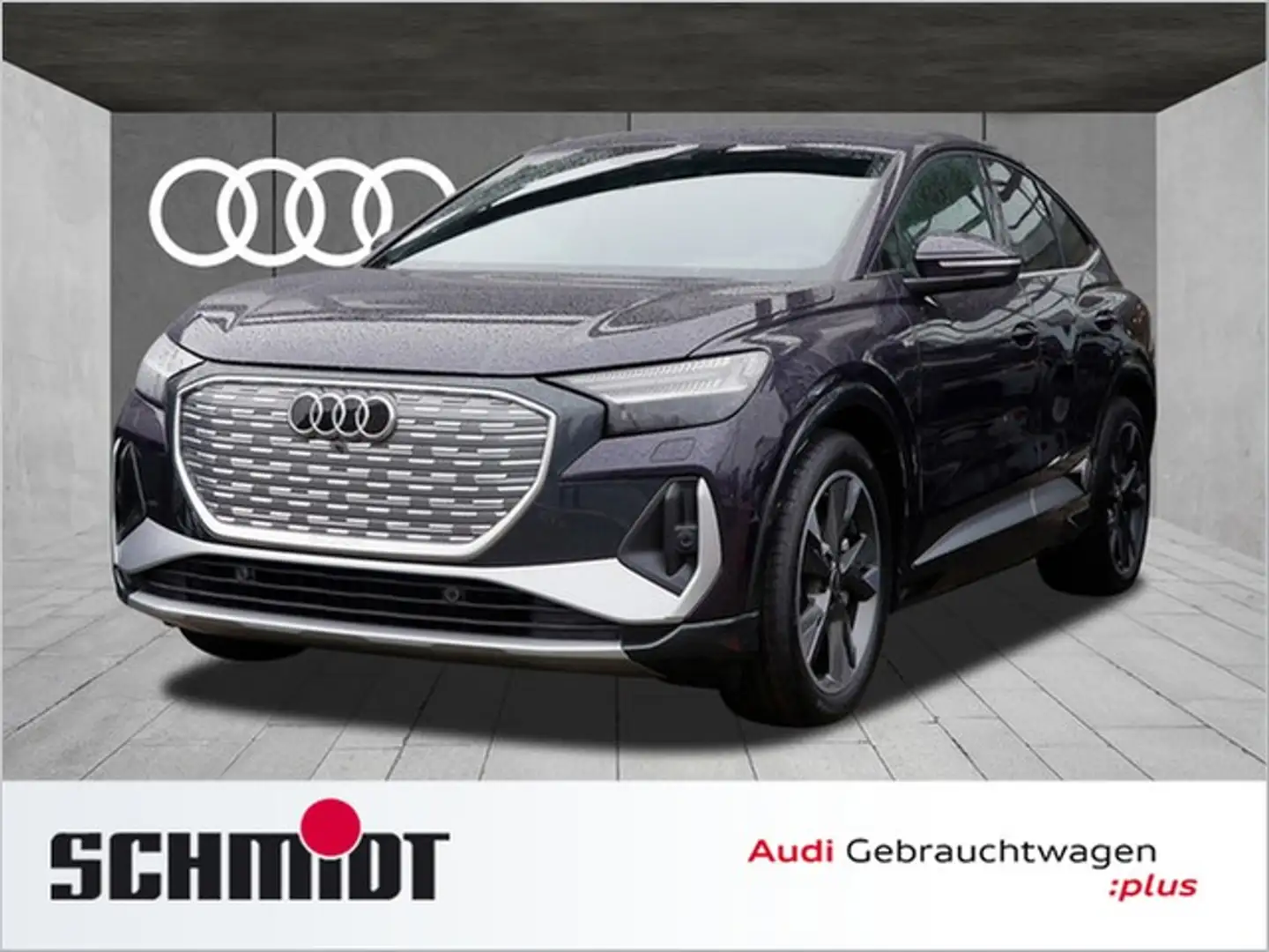 Audi Q4 e-tron Sportback 40 S line AHK Matrix LED SONOS Navi P... Violett - 1