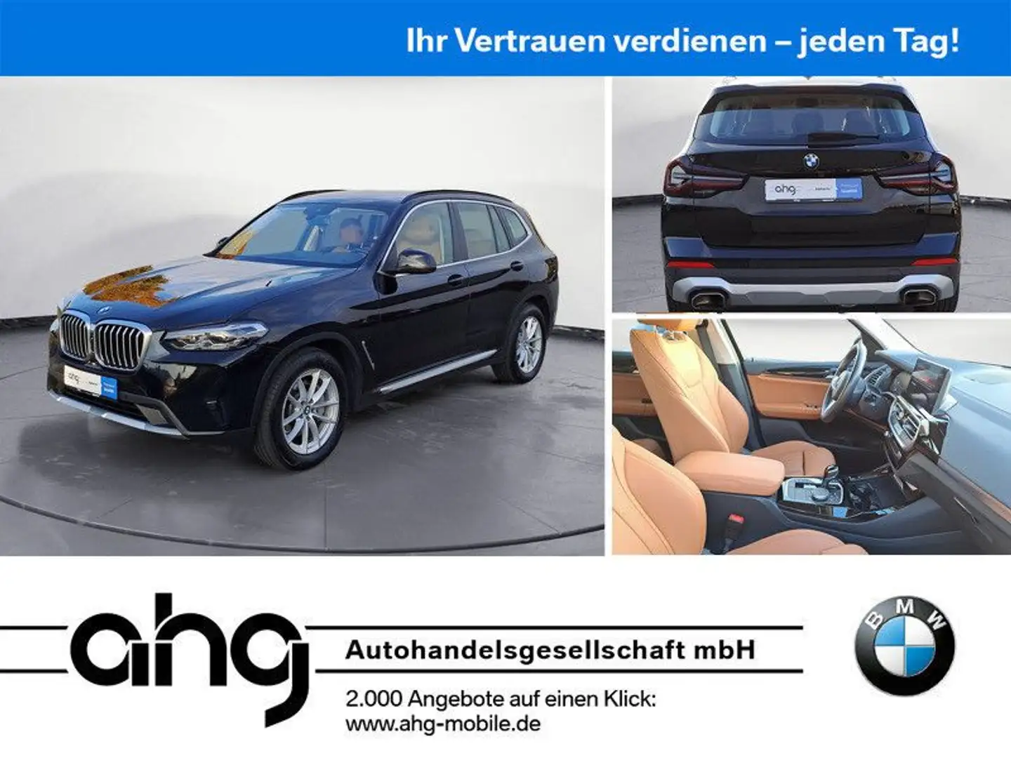 BMW X3 xDrive30d *M*Shadow*LiveCockpit*Memory*Kamera Schwarz - 1