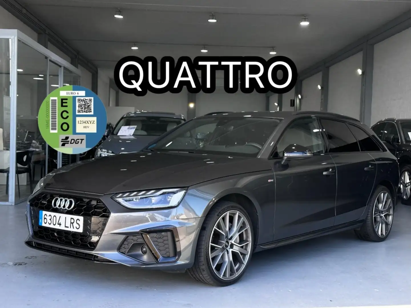 Audi A4 Avant 40 TDI Black line S tronic 150kW Gris - 1
