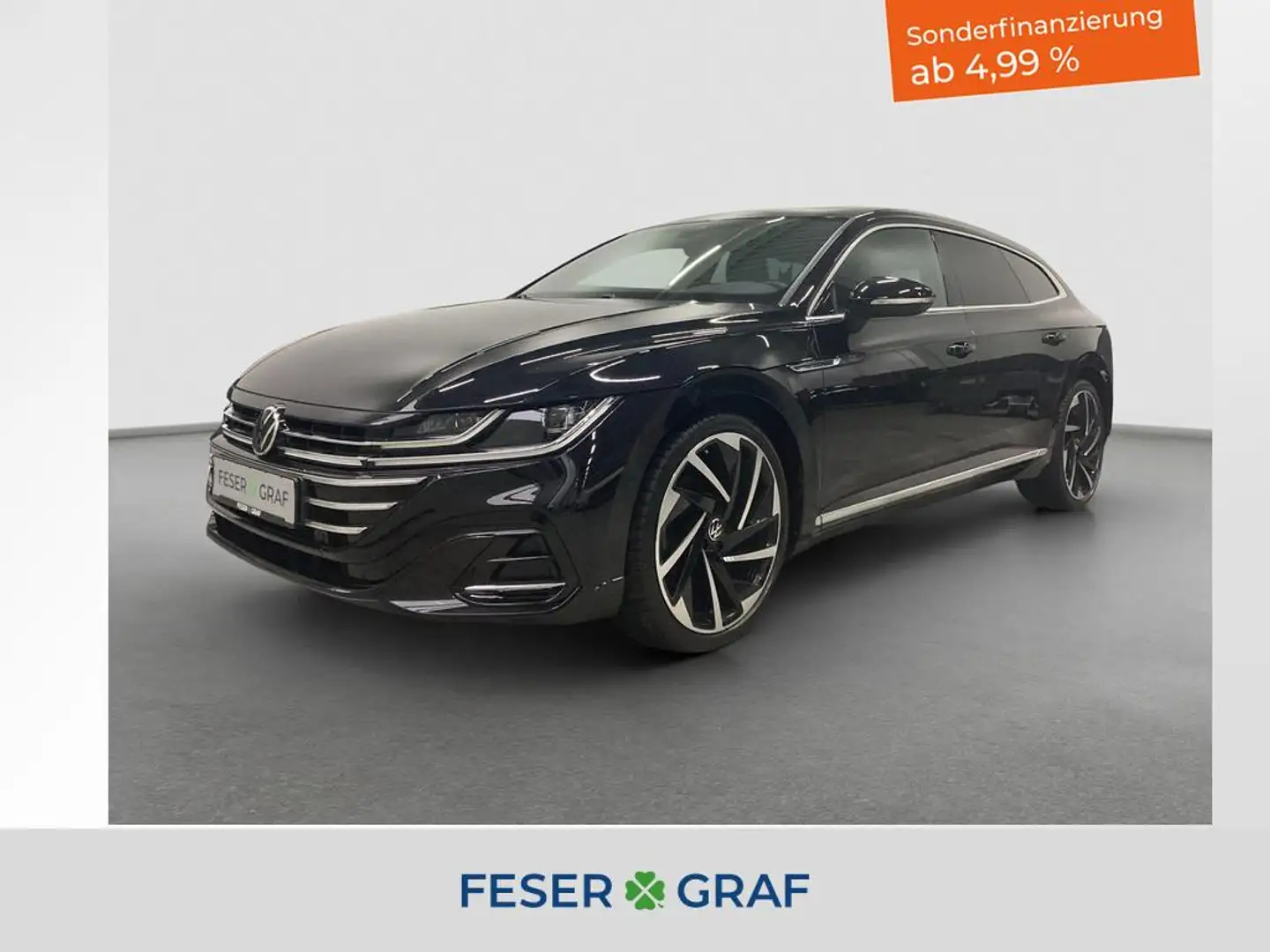 Volkswagen Arteon Shooting Brake R-Line TDI DSG 4M AHK H/K 360° IQ Schwarz - 1