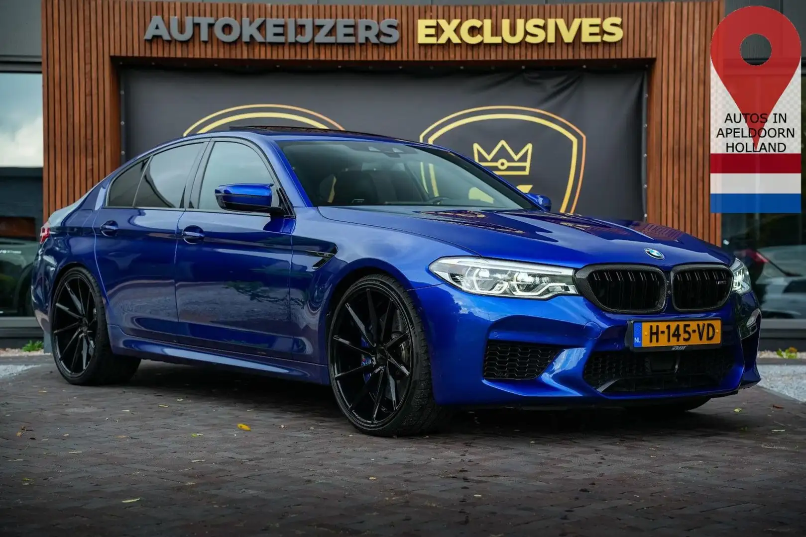 BMW M5 5-serie F90 Schiebedach Marina Blue 22'' Voss Blau - 1