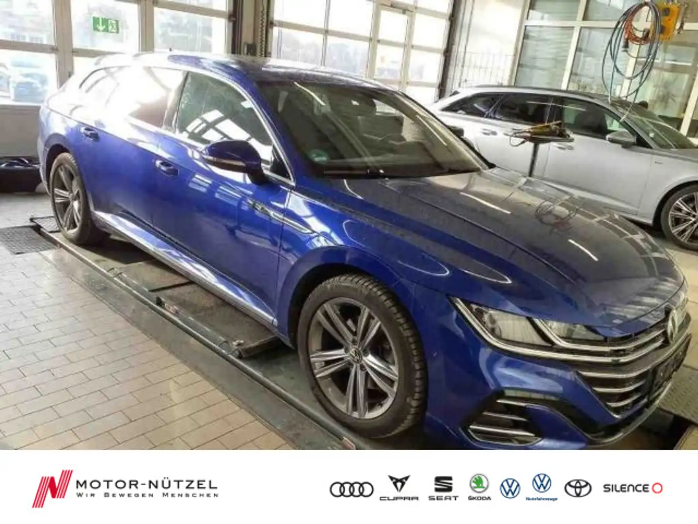 Volkswagen Arteon Arteon SB 2.0 TDI 4M R-LINE LEDER+MATRIX+NAV+AHK Blu/Azzurro - 1