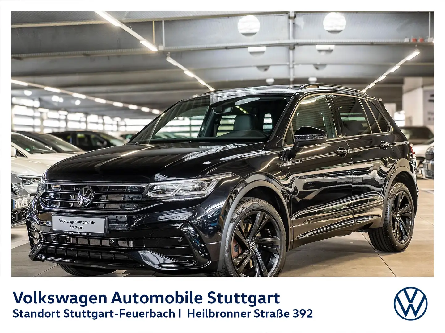 Volkswagen Tiguan 2.0 TDI R-Line DSG Navi AHK Kamera Schwarz - 2