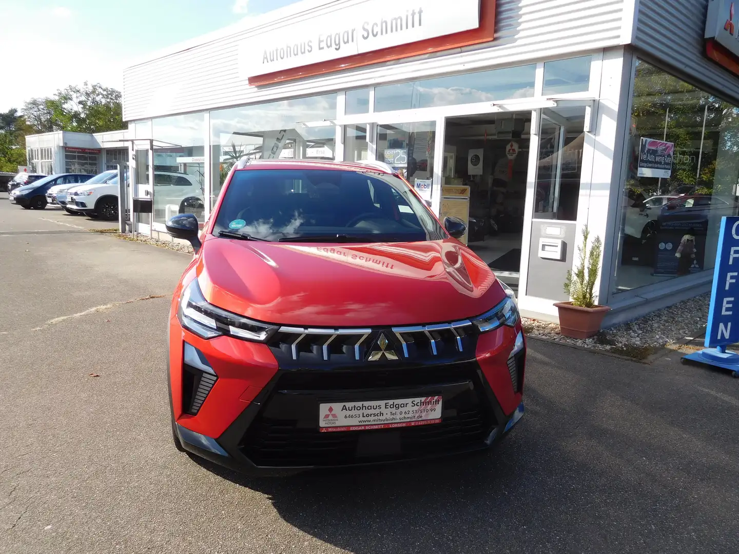Mitsubishi ASX ASX 1.3 Turbo Plus Automatik,Allwetter Rot - 2