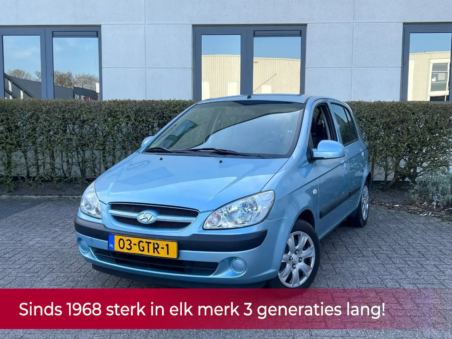 Hyundai Getz 1.1i Active Young 5 deurs! NL AUTO NAP! DEALER OH Синій - 1