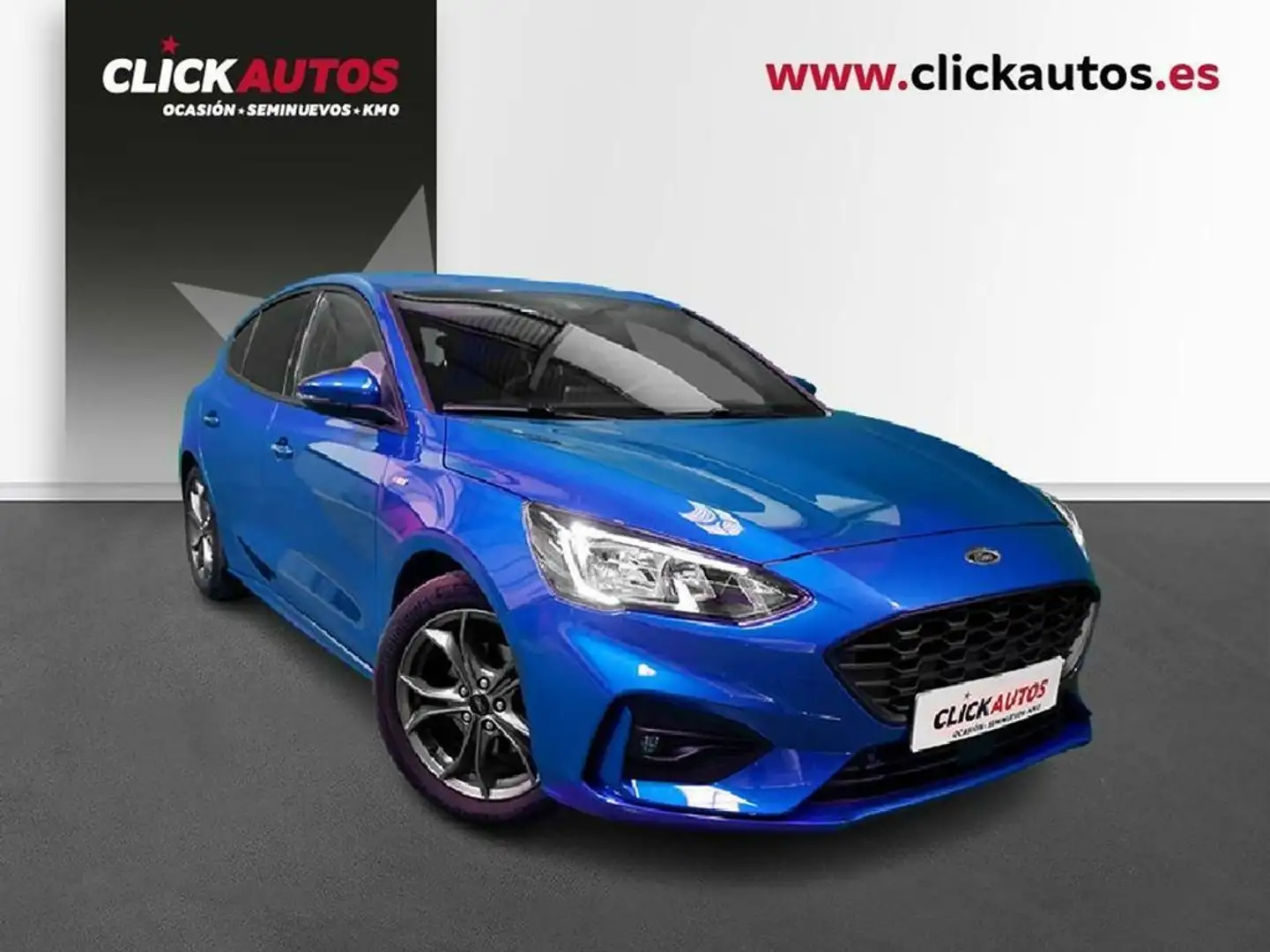 Ford Focus 1.0 Ecoboost 125CV MHEV ST-Line Bleu - 2