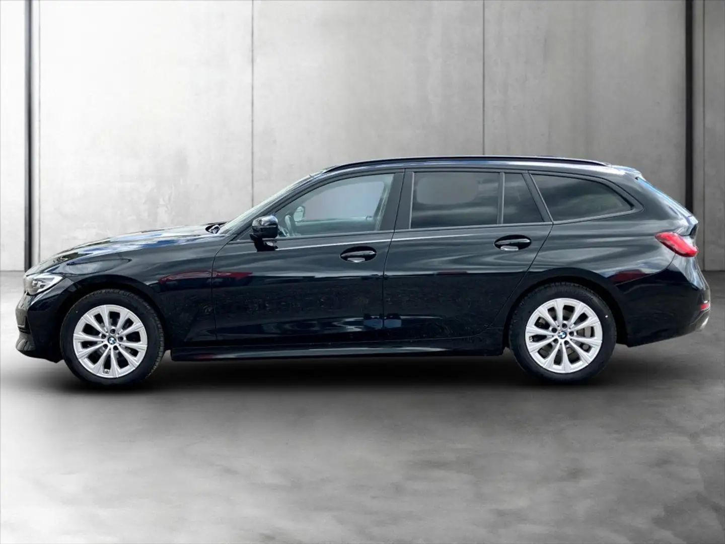 BMW 320 d xDrive Touring Advantage NAVI+Virtual+LEDER Schwarz - 2