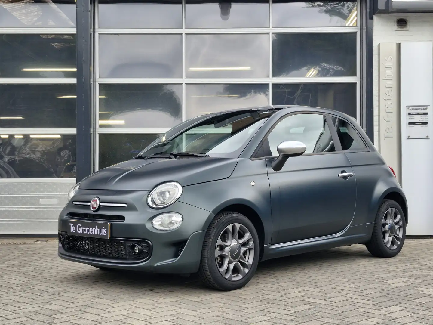 Fiat 500 Rockstar 0.9 TwA Turbo | Mat Groen | 8525KM !! Groen - 1