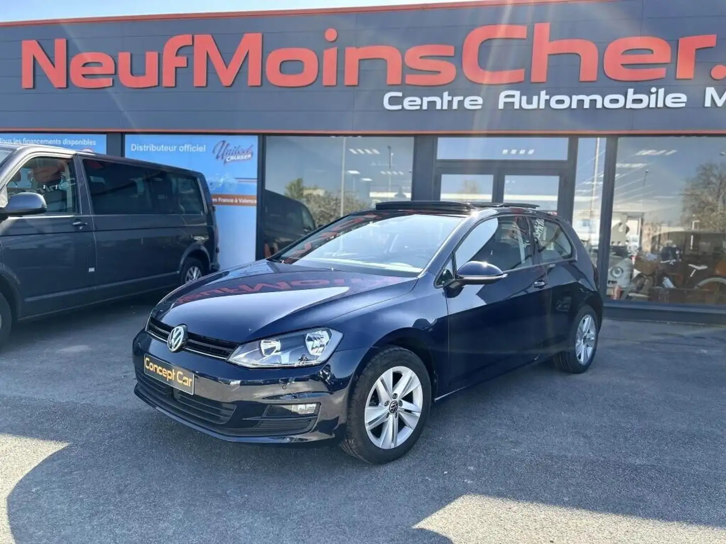 Volkswagen Golf TrendLine 1.6 TDI BlueMotion 105cv 1ère Main + Toit ouvrant électrique + GPS Blau - 1