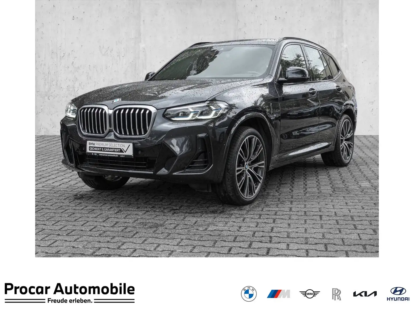 BMW X3 xDrive20d M Sport Aut. HUD RFK NAVI Standh. LED Grigio - 1
