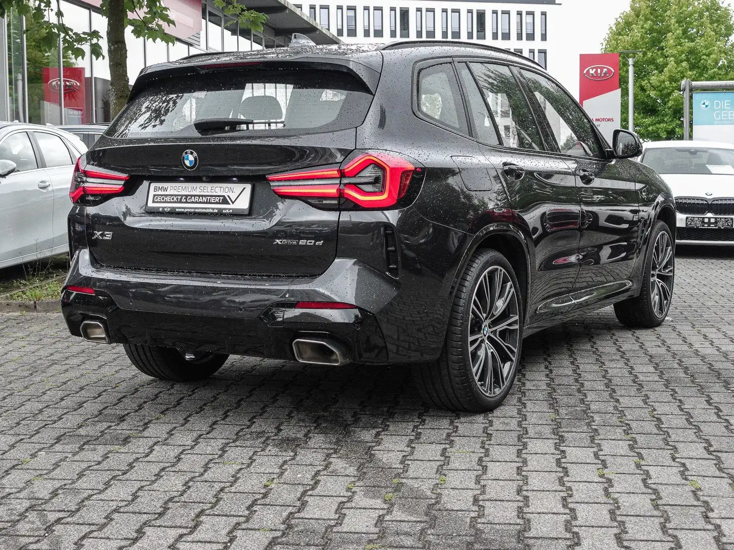 BMW X3 xDrive20d M Sport Aut. HUD RFK NAVI Standh. LED Grigio - 2