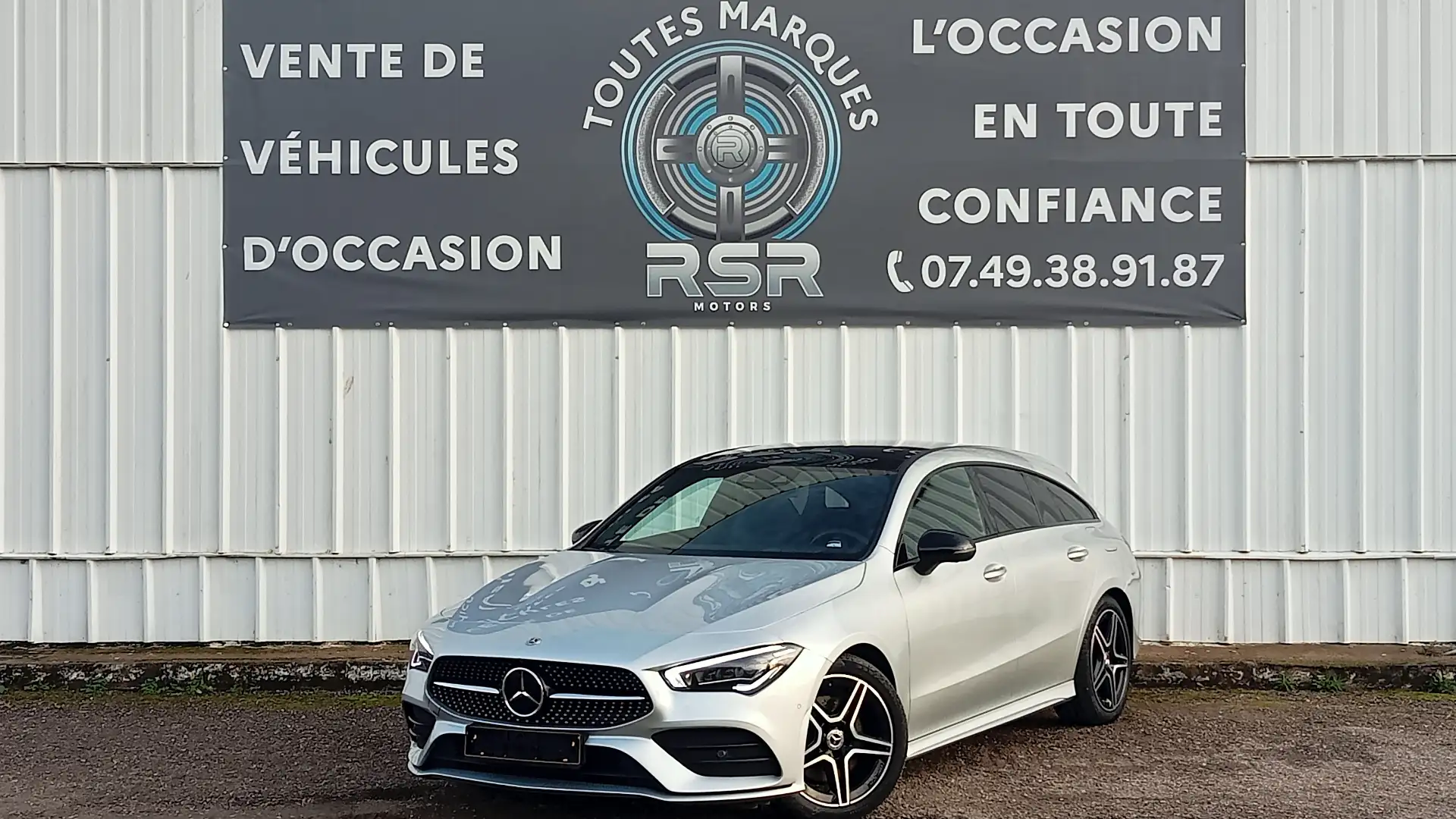 Mercedes-Benz CLA 220 220 d 8G-DCT AMG Line Gris - 1