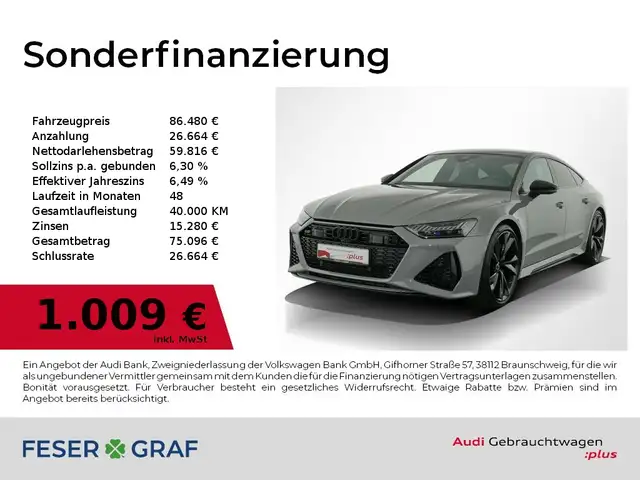 Audi RS7 Sportback Keramik,Pano,Dynamikp+,Sitzbel,HDMatrix