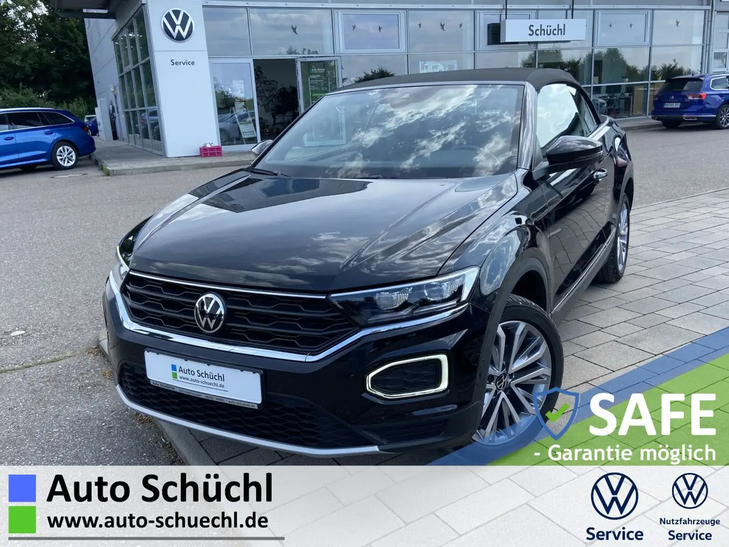 Volkswagen T-Roc Cabrio 1.5 TSI Style 18"+NAVI+LED+APP-CONN Schwarz - 1