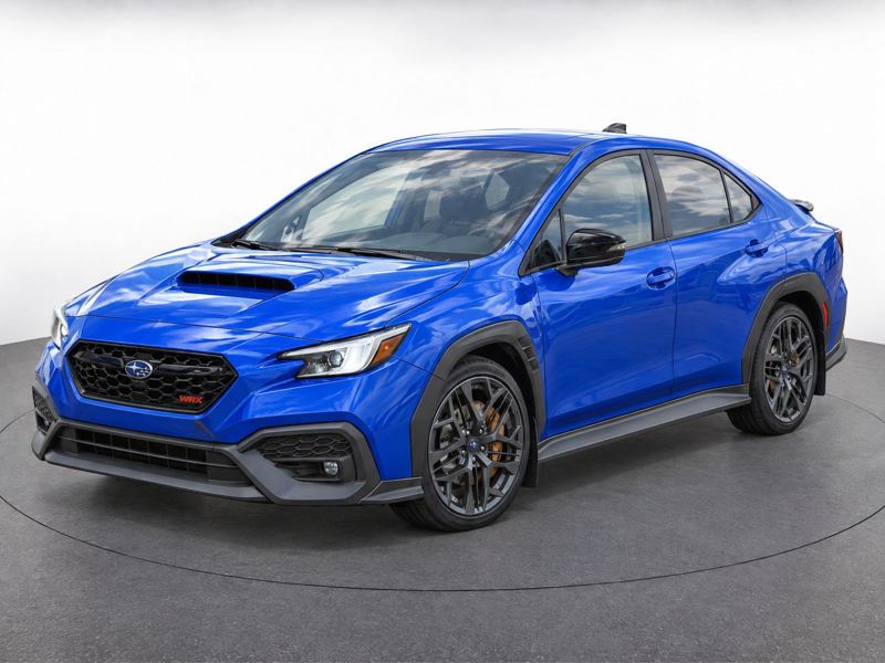 2025 Subaru WRX tS Manual  STI-tuned adaptive sport suspension and Brembo high-performance brakes