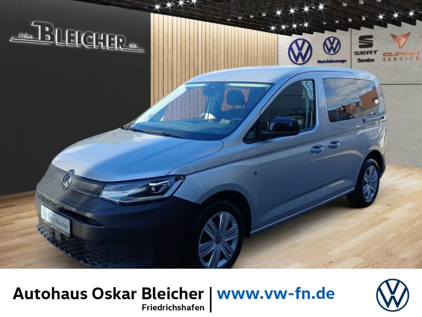 Volkswagen Caddy Basis 2.0 TDI    AHK+Rückfahrkamera+Navi Argent - 1