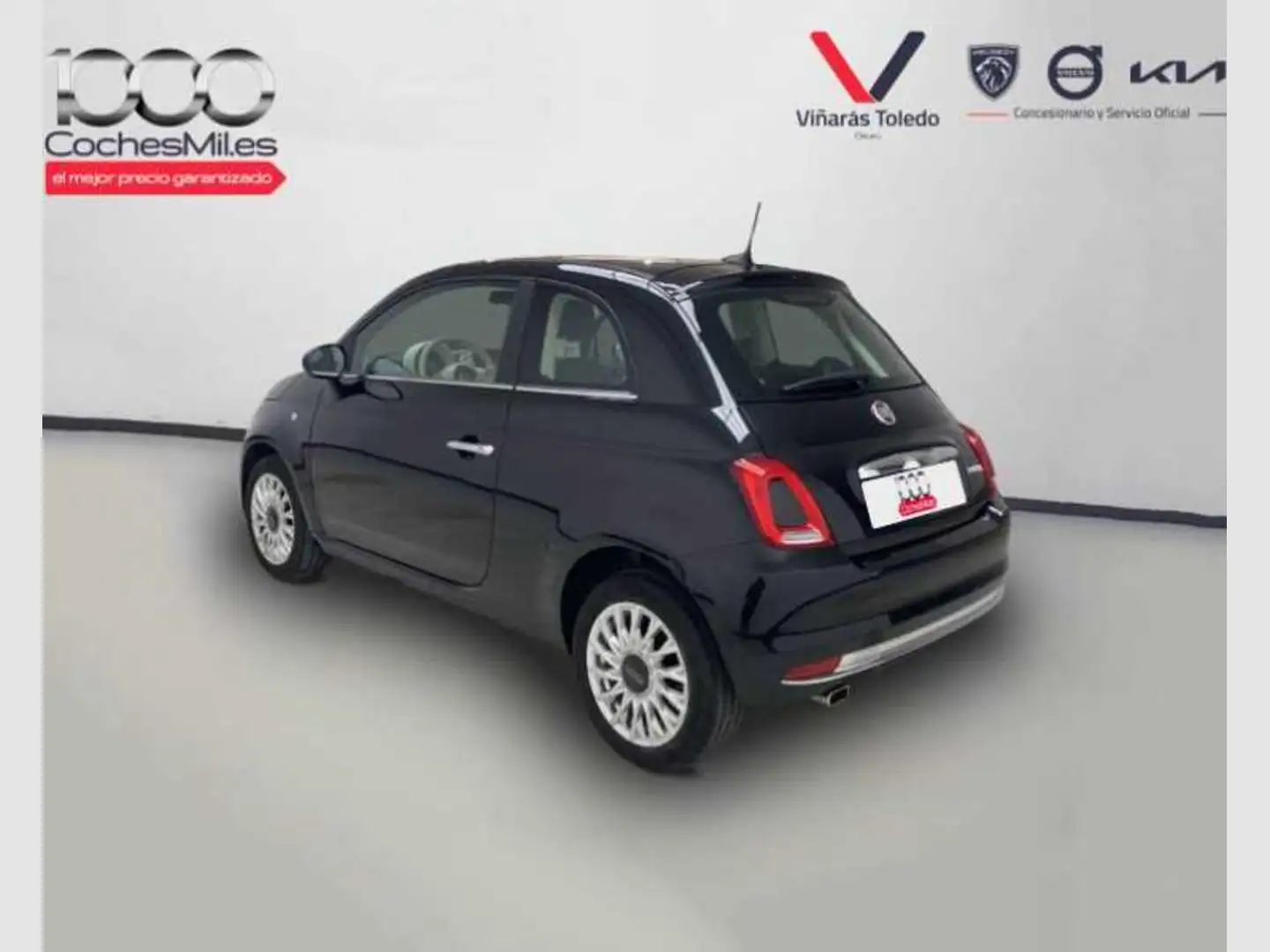 Fiat 500 1.0 Hybrid Dolcevita 52kW Negro - 2