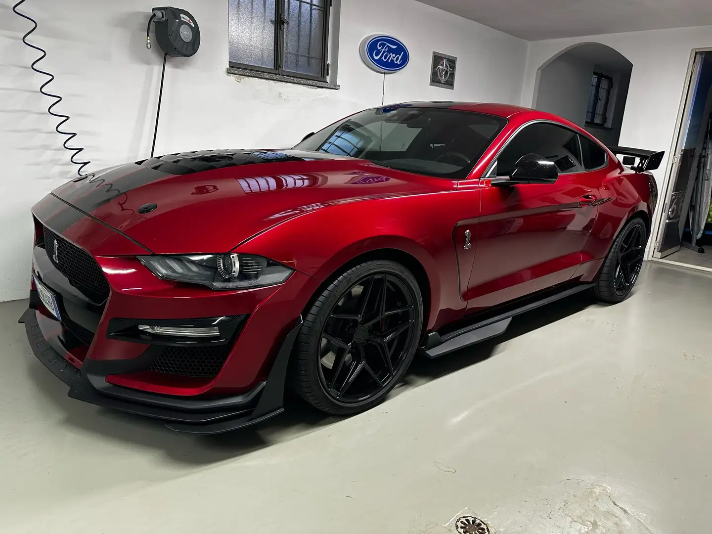 Ford Mustang Fastback 5.0 ti-vct V8 GT 450cv auto my20 Rouge - 1
