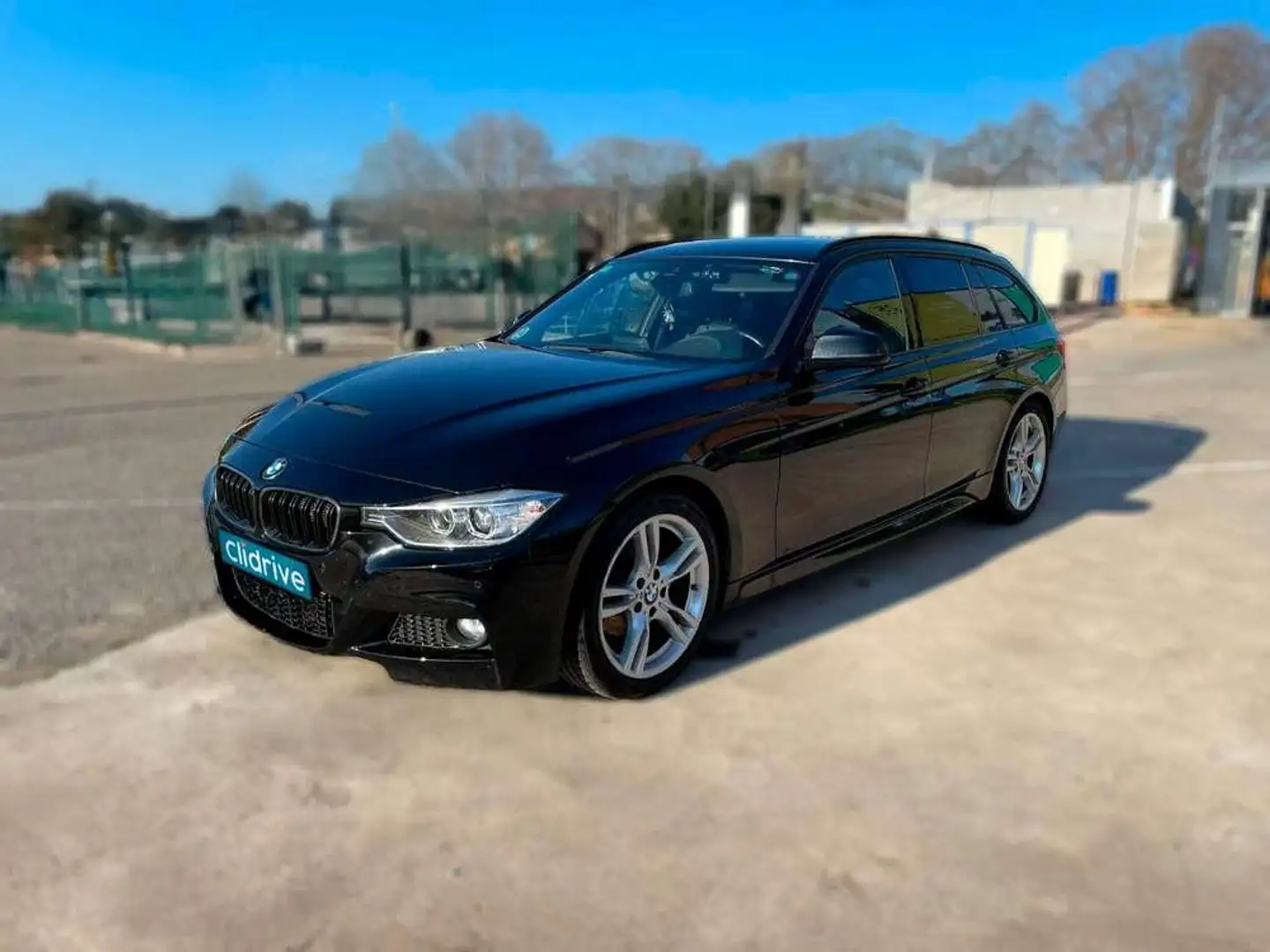 BMW 320 320d Touring Aut. Negro - 2