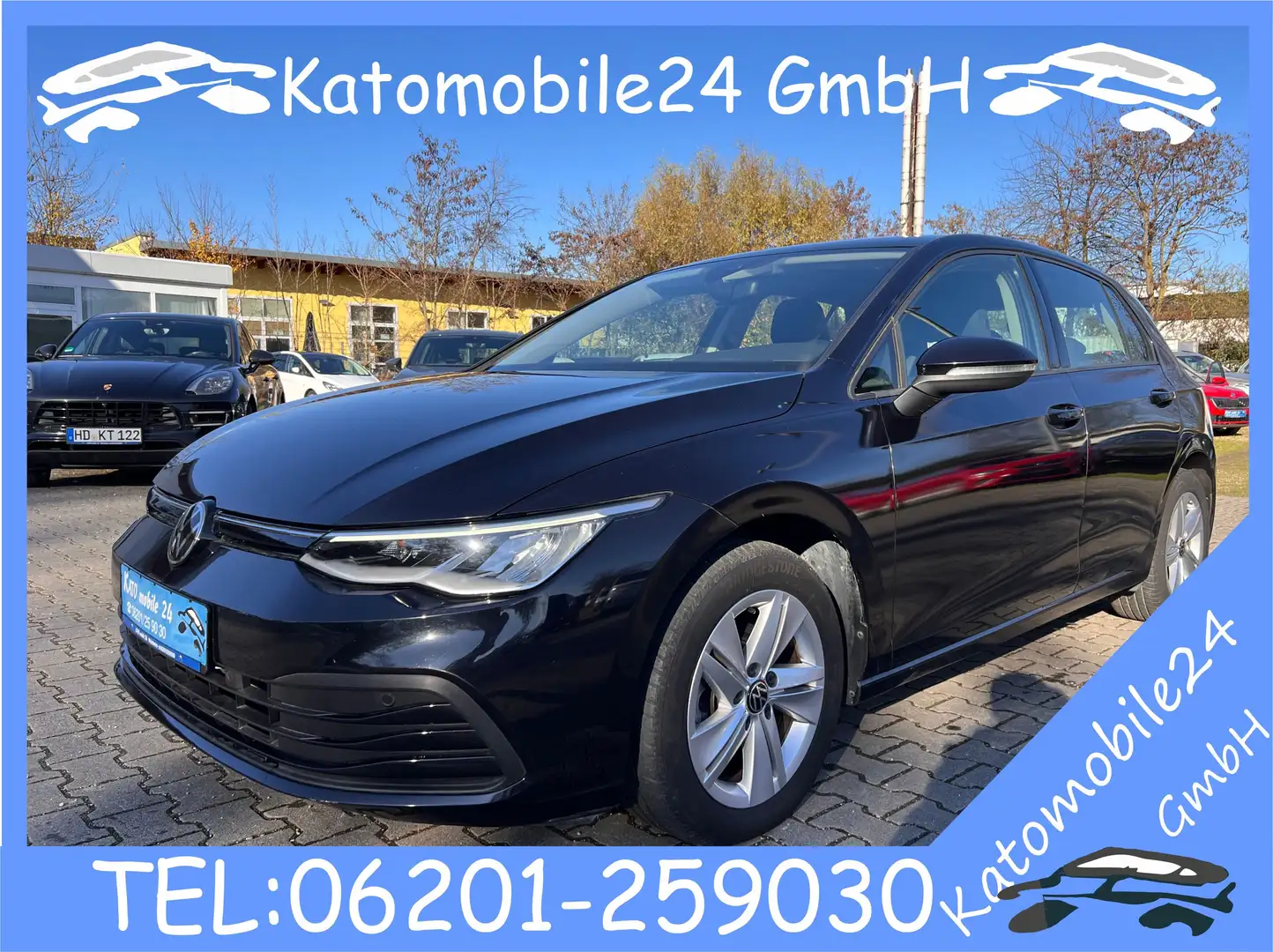 Volkswagen Golf VIII Life 1.5 TGI CNG Erdgas DSG LED ACC 2 x PDC Negro - 1