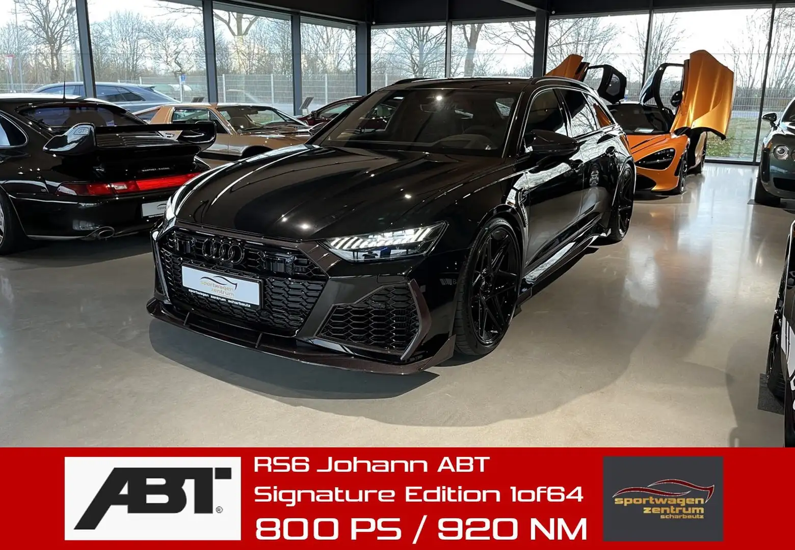 Audi RS6 Johann ABT Signature Edition, Dynamik, Pano B&O Negro - 1