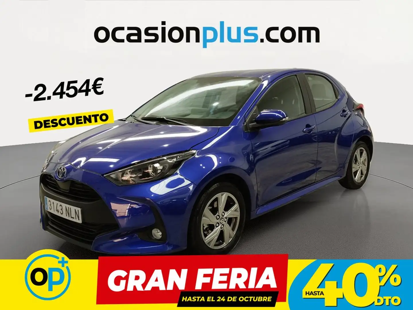 Toyota Yaris 120H 1.5 Active Plus Azul - 1