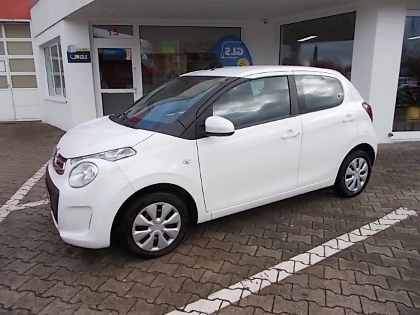Citroen C1 1,0 VTI 72 Feel, Klima, Sitzheizung, Allwetter, Weiß - 1