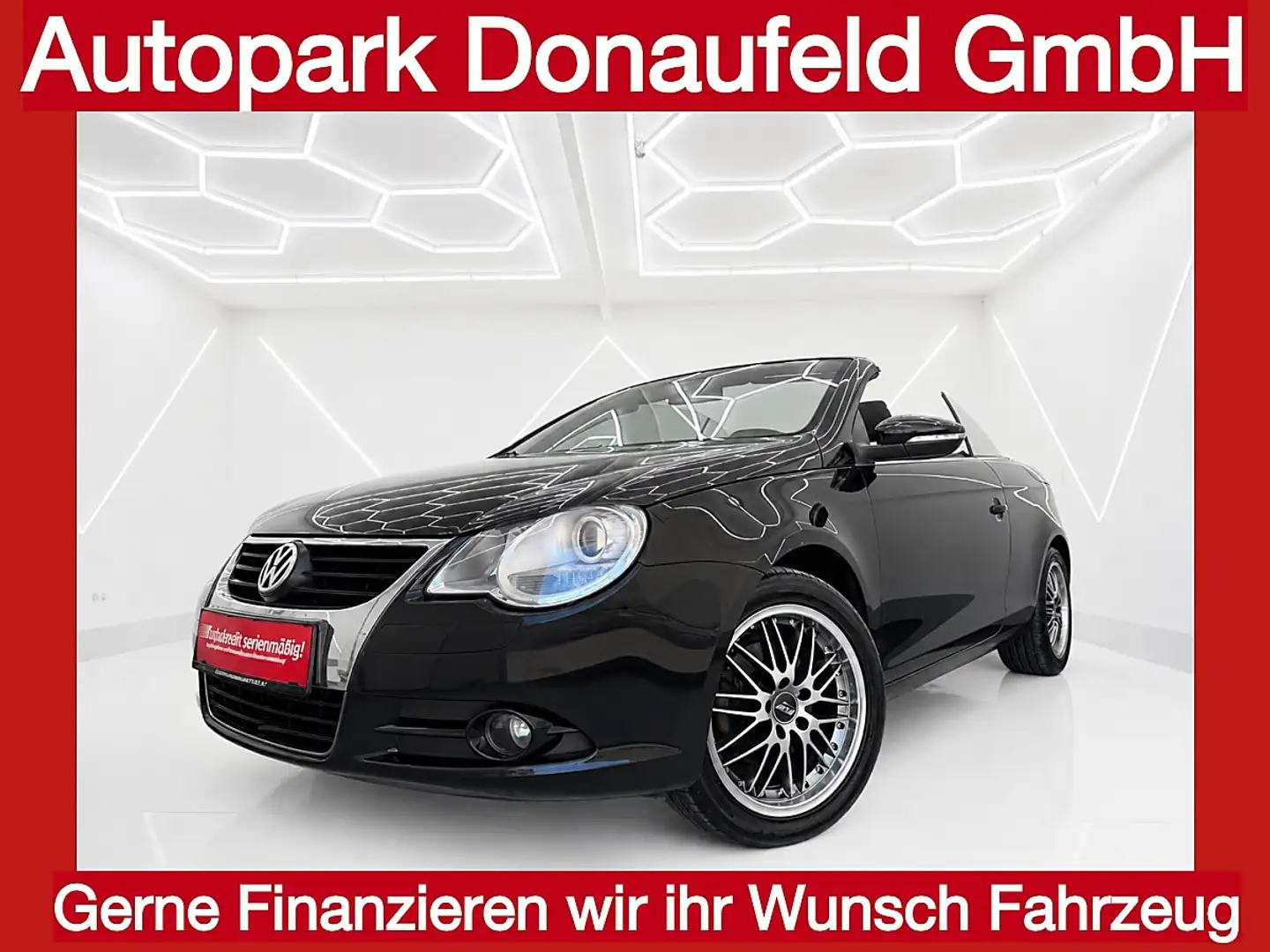 Volkswagen Eos 1,4 TSI Cabrio/Hardtop -NEUES PICKERL-GEPFLEGT- Schwarz - 1