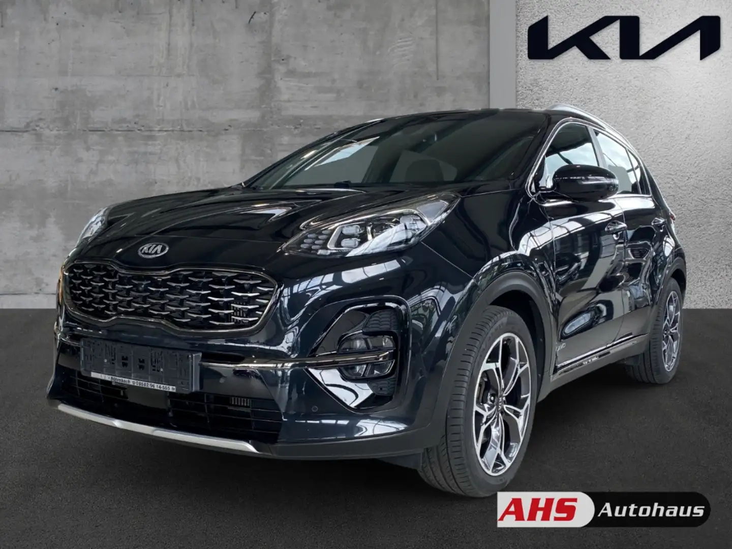 Kia Sportage GT-Line 4WD 2.0 CRDi DCT 360 Grad Kamera AHK Schwarz - 1