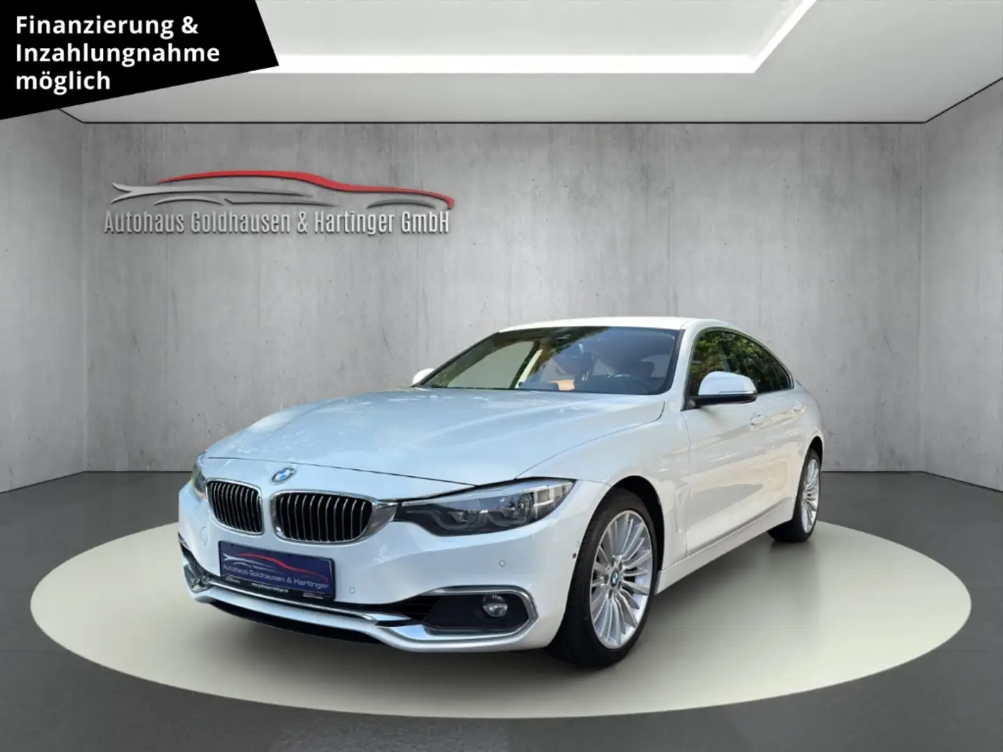 BMW 430 Gran Coupe i Luxury Line Leder LED El. Heckklappe Weiß - 1