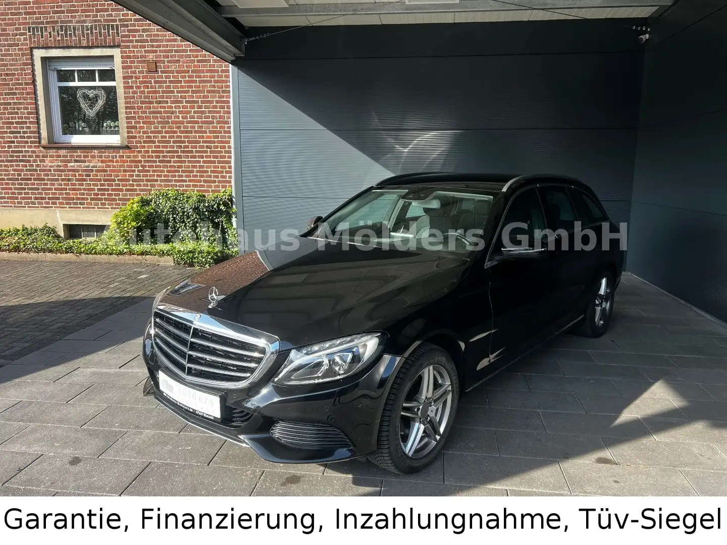 Mercedes-Benz C 180 T*Garantie*Navi*LED*AHK* 215€ mtl. Zwart - 1