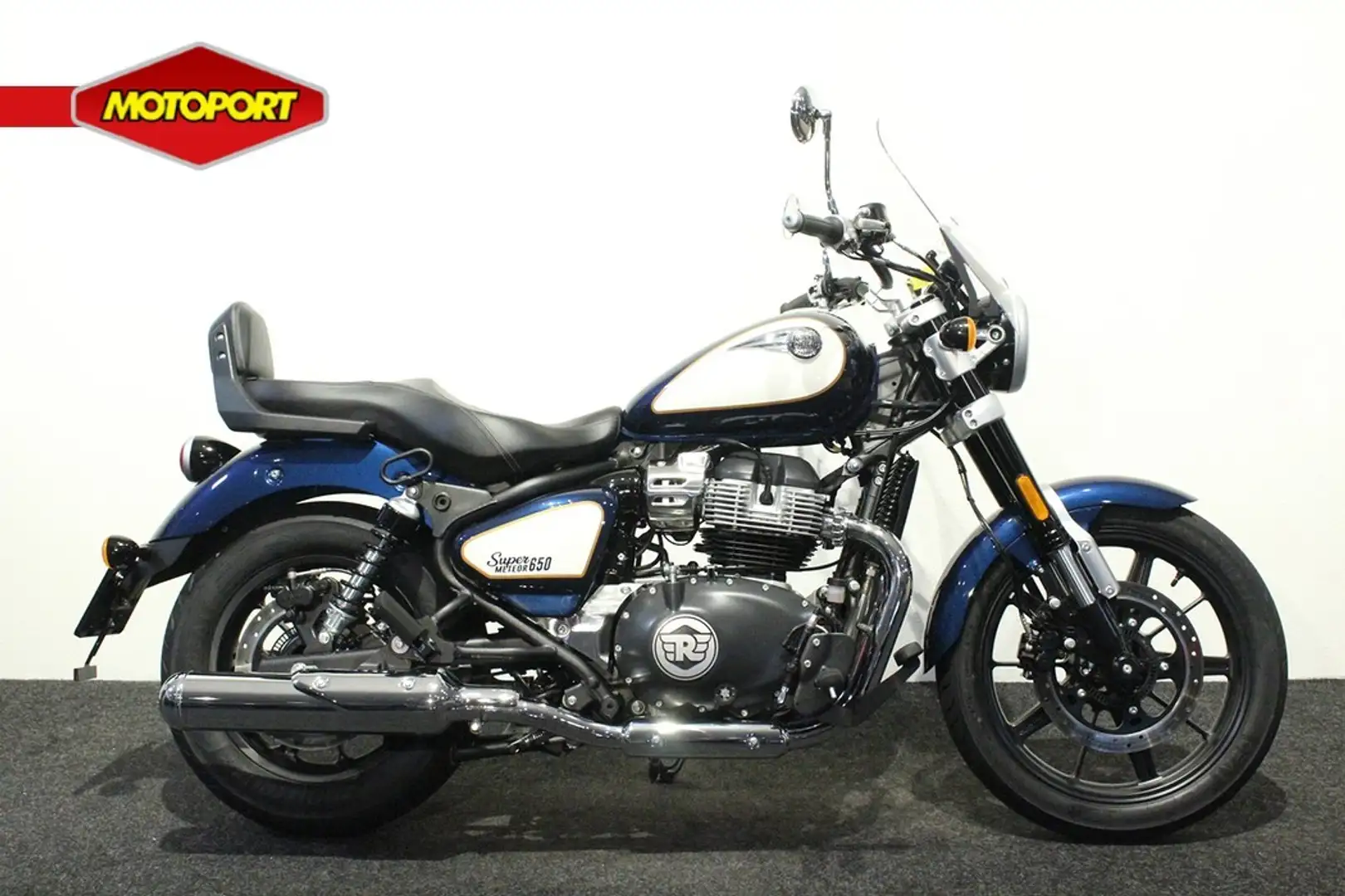 Royal Enfield Super Meteor 650 Blauw - 1