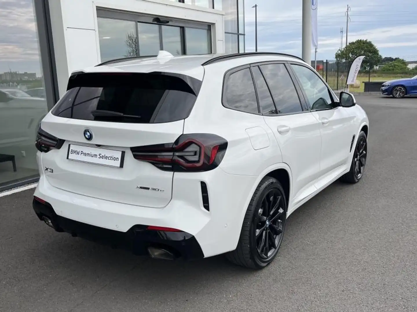 BMW X3 xDrive30e 292ch M Sport Blanc - 2