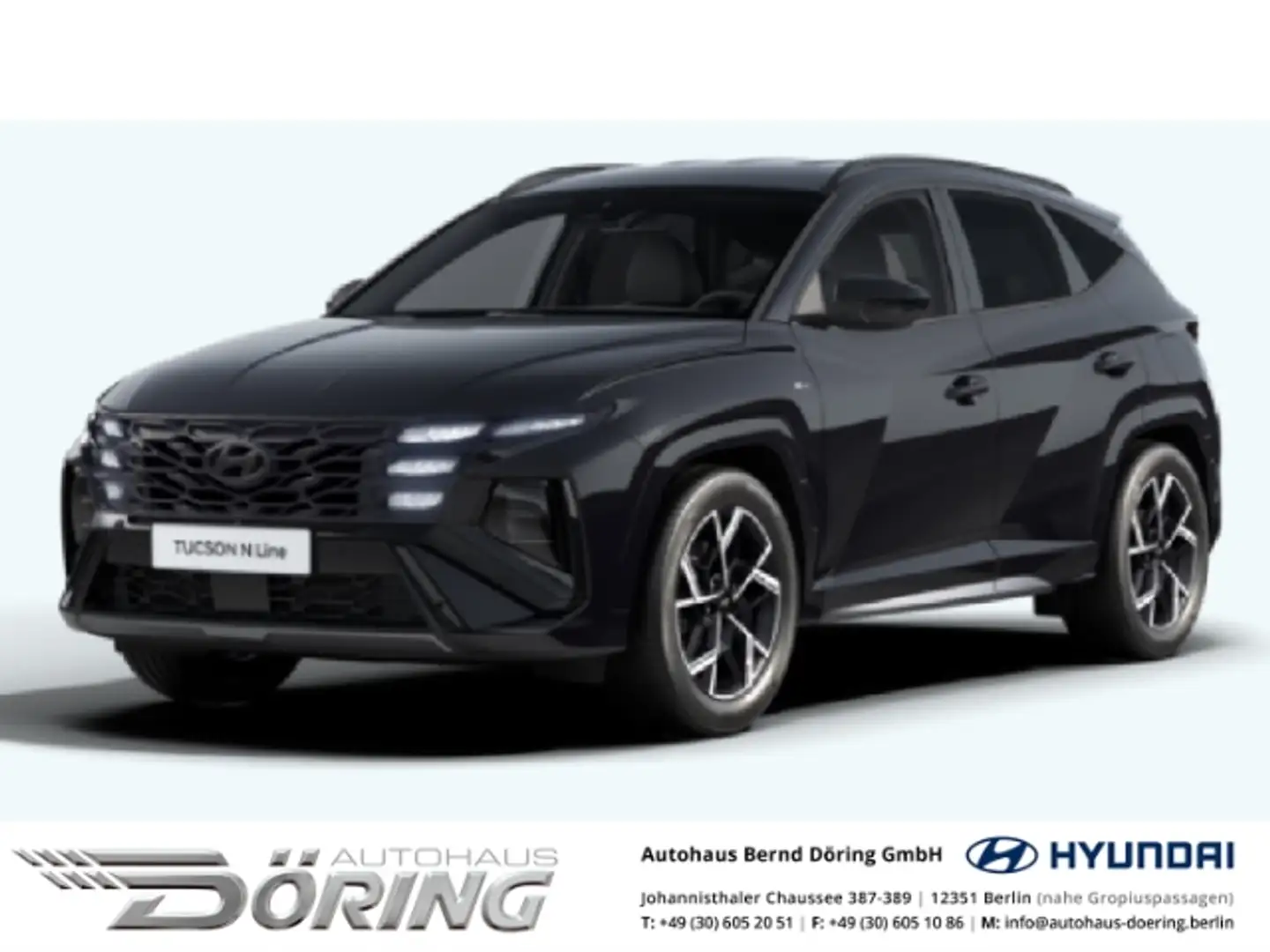 Hyundai TUCSON Hybrid N LINE 1.6 Turbo AUTOMATIK 4WD 215PS ECS SD Zwart - 1