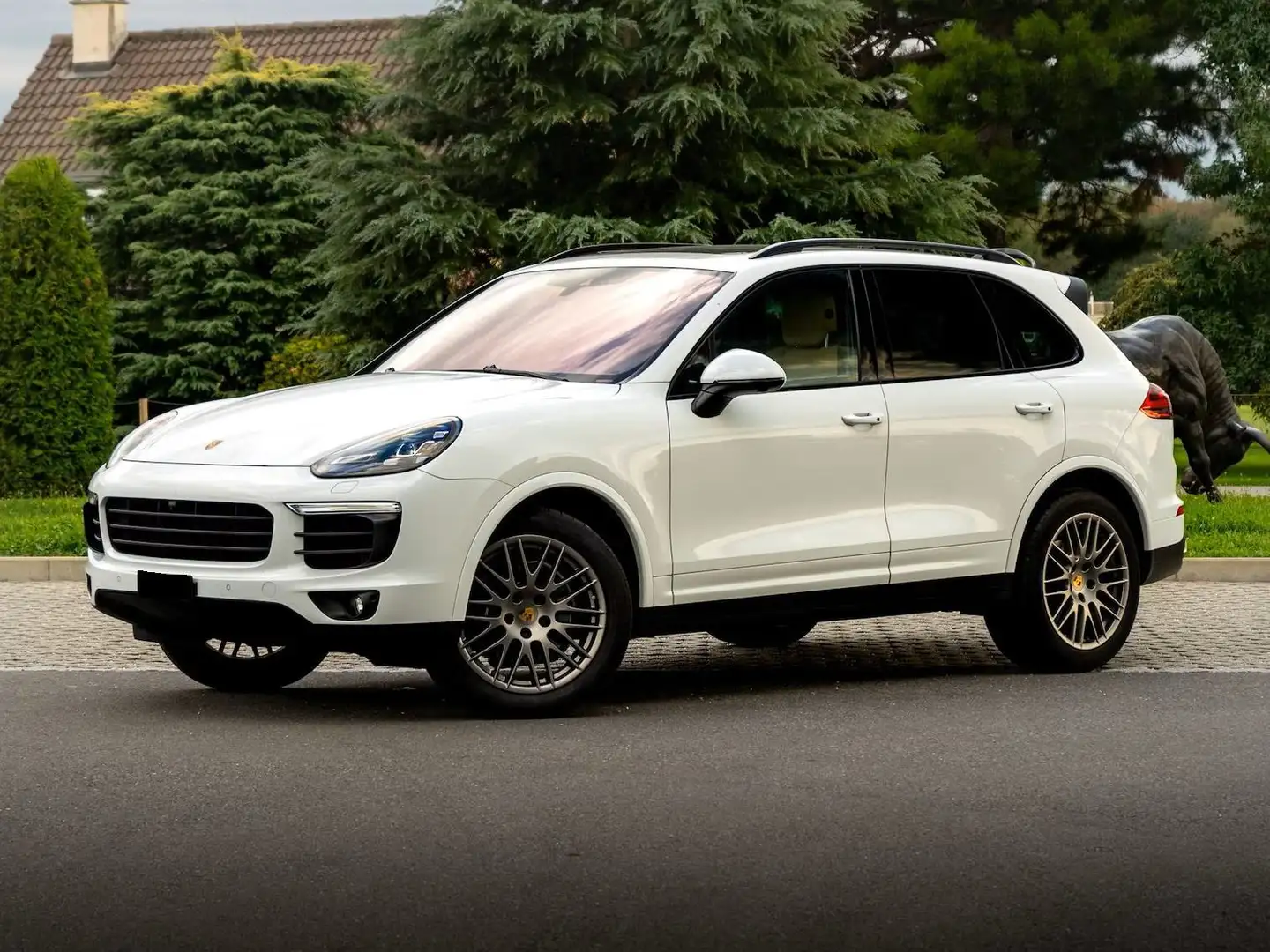 Porsche Cayenne //*Diesel Platinum Edition *PANO+PELLE+AUTOMATICO* Bianco - 1