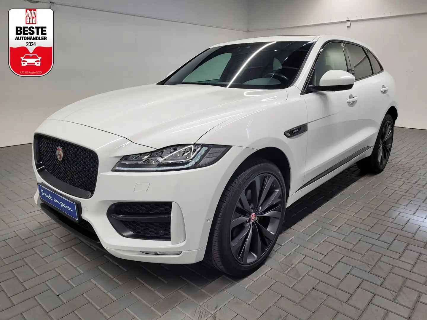Jaguar F-Pace AWD Black R-Sport LED/22-Zoll/AHK/Meridia Weiß - 1