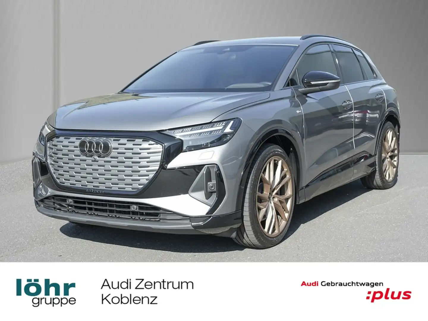 Audi Q4 e-tron 40 S line edition one Navi ACC Matrix Grau - 1