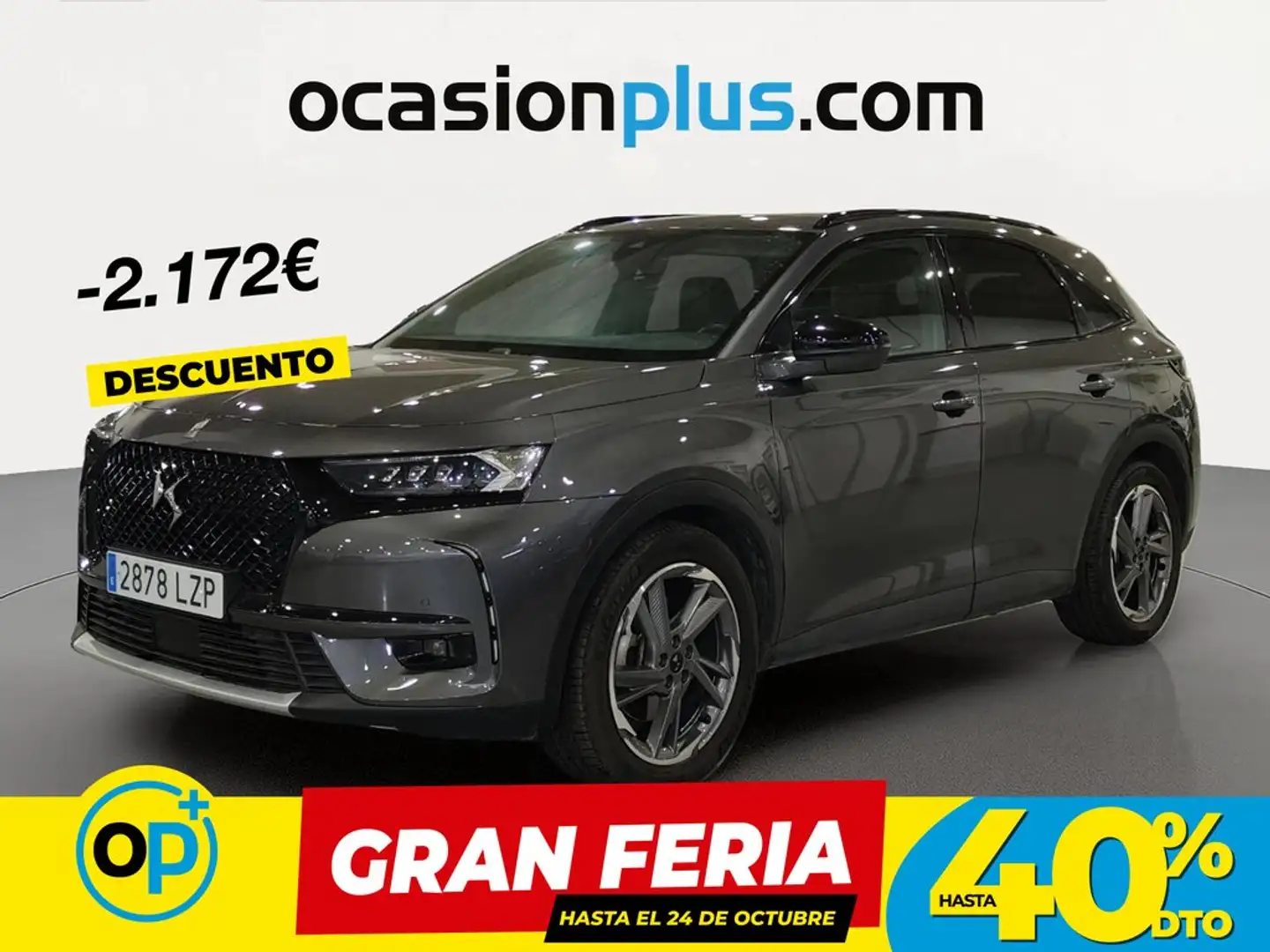 DS Automobiles DS 7 Crossback E-Tense Ligne Noire Aut. 4x2 Gris - 1