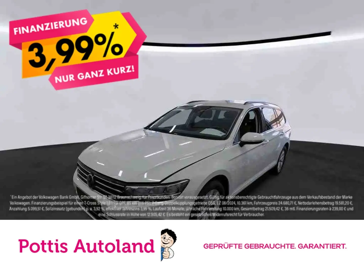 Volkswagen Passat Variant 2.0 TDI DSG BUSINESS AHK KAMERA PDC SITZHZG Weiß - 1