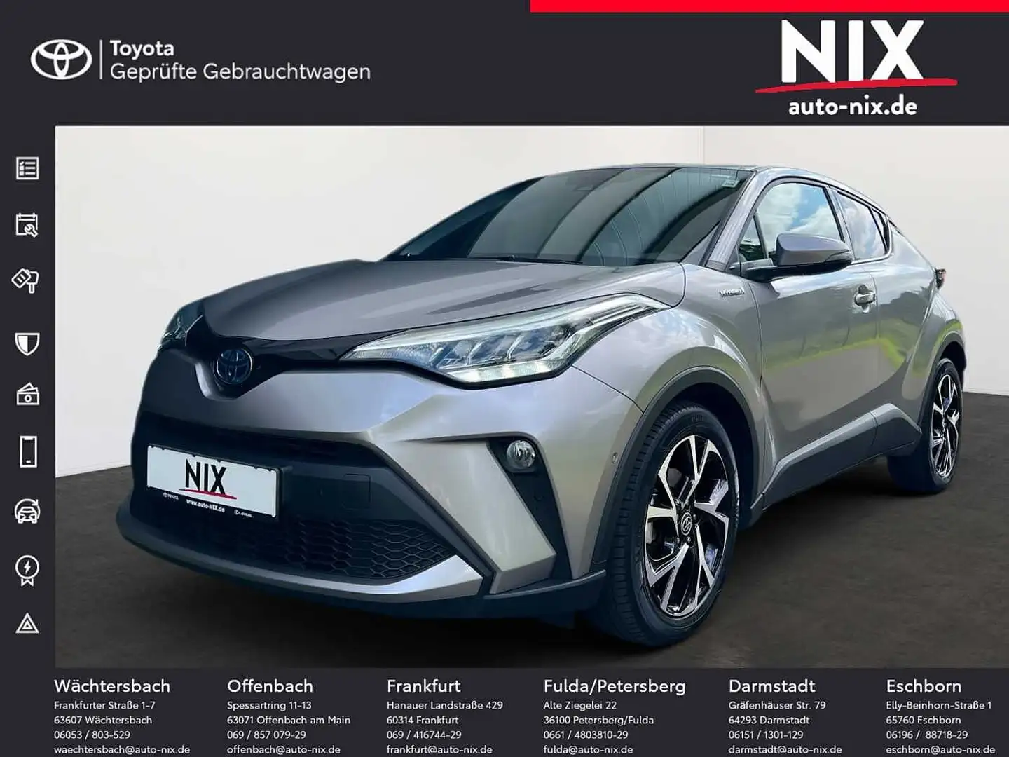 Toyota C-HR 1,8 l Hybrid 4x2 Team D Grau - 1