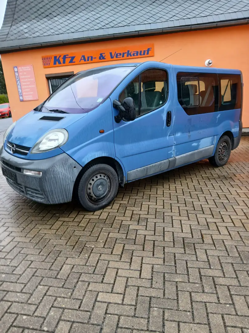 Opel Vivaro Kombi L1H1 2,7t Export, Händler, Bastler Blau - 2