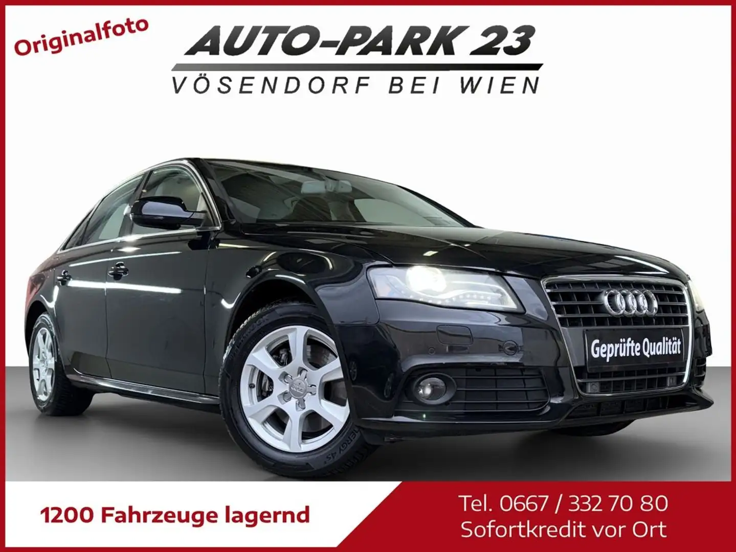 Audi A4 2.0 TDI**ORGINAL123.000KM*NEUES PICKERL6/2027 Schwarz - 1