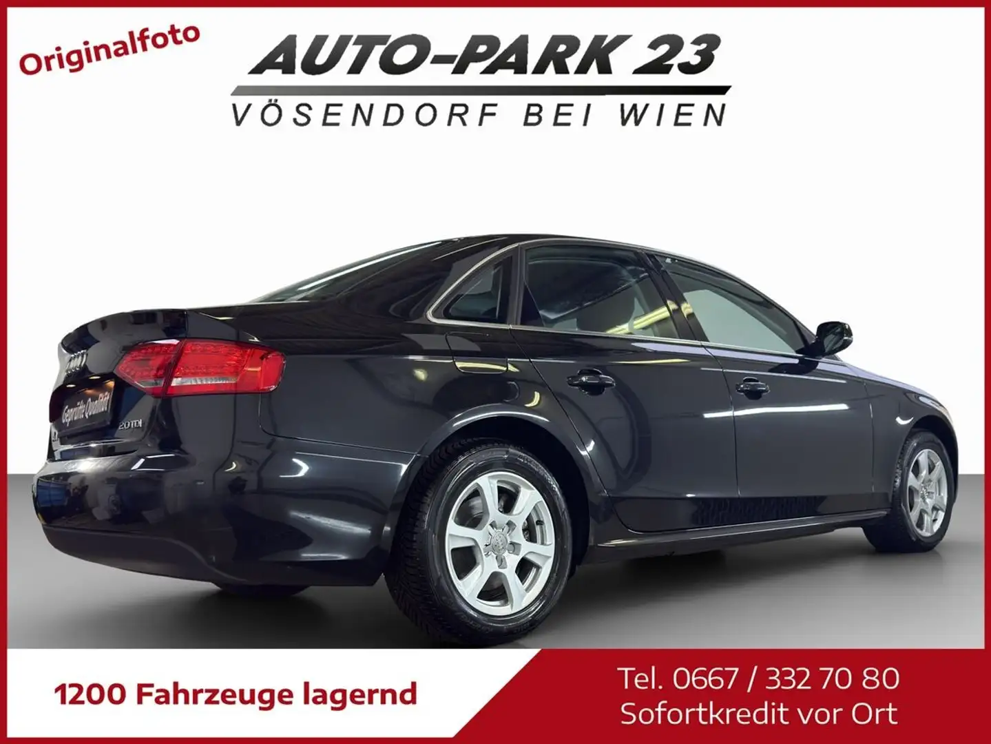 Audi A4 2.0 TDI**ORGINAL123.000KM*NEUES PICKERL6/2027 Schwarz - 2